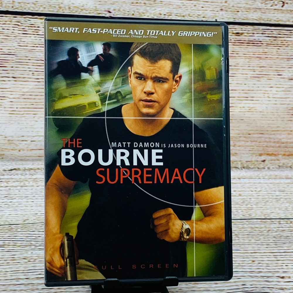The Bourne Supremacy [2004 DVD Full Screen] Matt Damon‎ Action-Packed